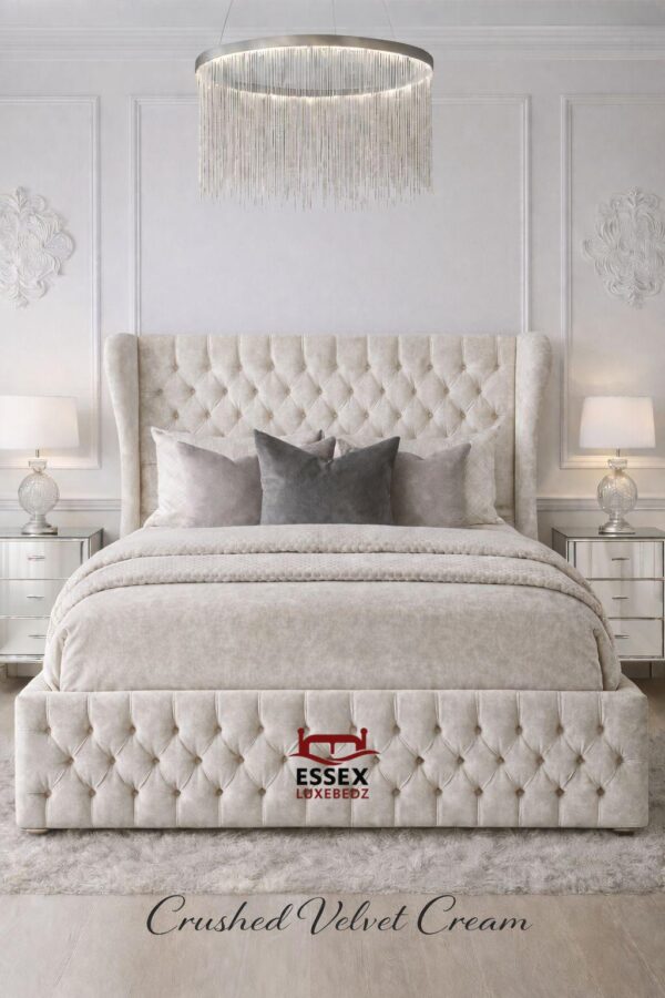 crushed velvet cream crushed velvet cream