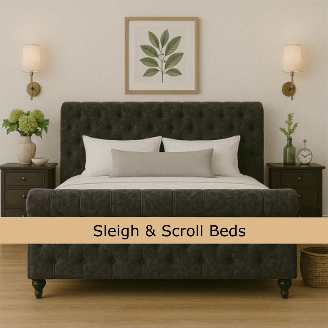 Sleigh & Scroll Beds
